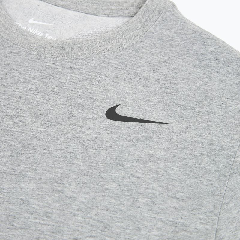 Tricou pentru bărbați Nike Dri-Fit smokey carbon heather/black 3