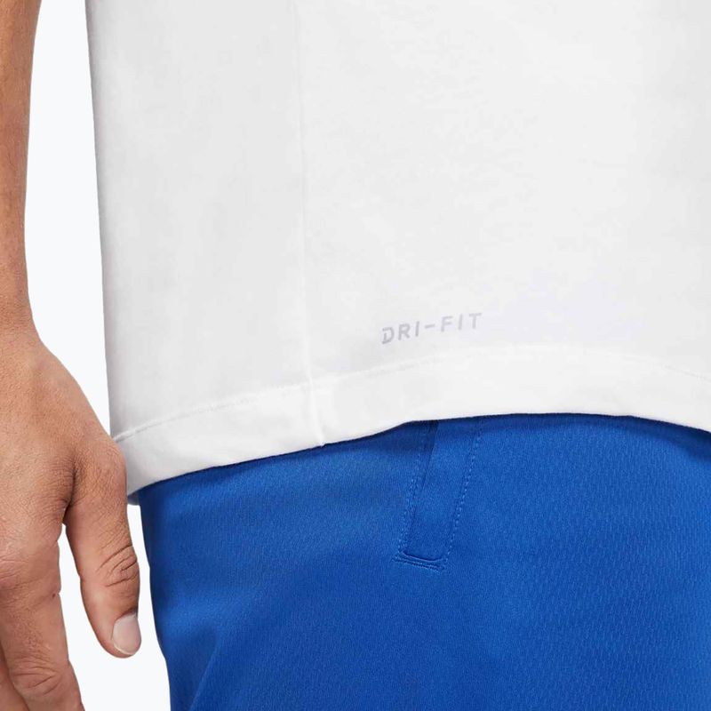 Tricou pentru bărbați Nike Dri-Fit smokey white/black 5