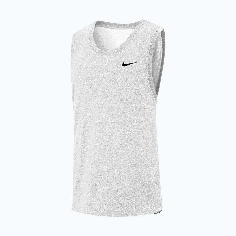 Tricou de antrenament bărbați Nike Dri-Fit TT dark grey heather/black 5