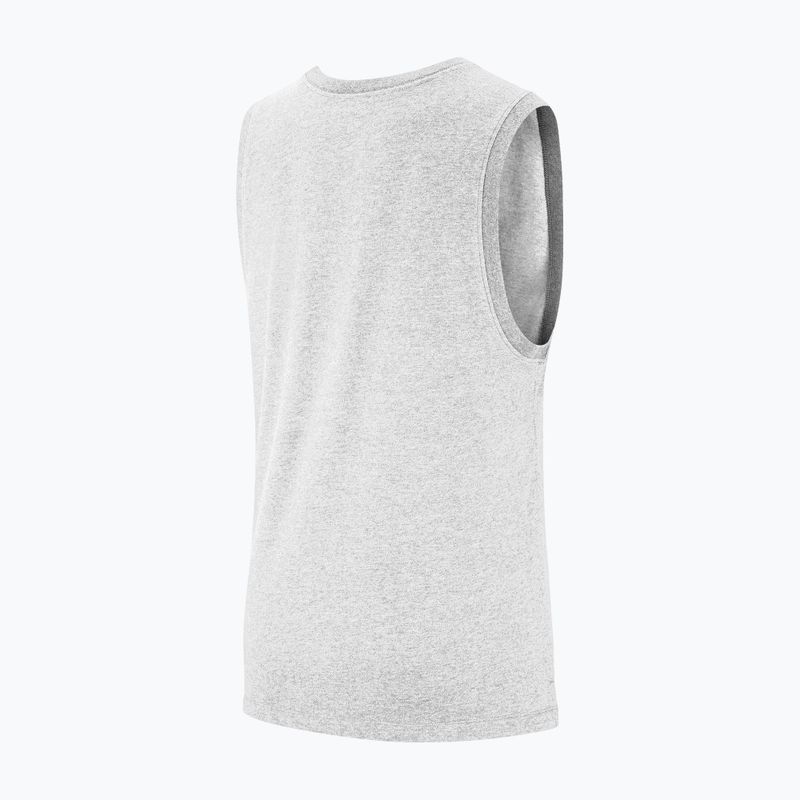 Tricou de antrenament bărbați Nike Dri-Fit TT dark grey heather/black 6