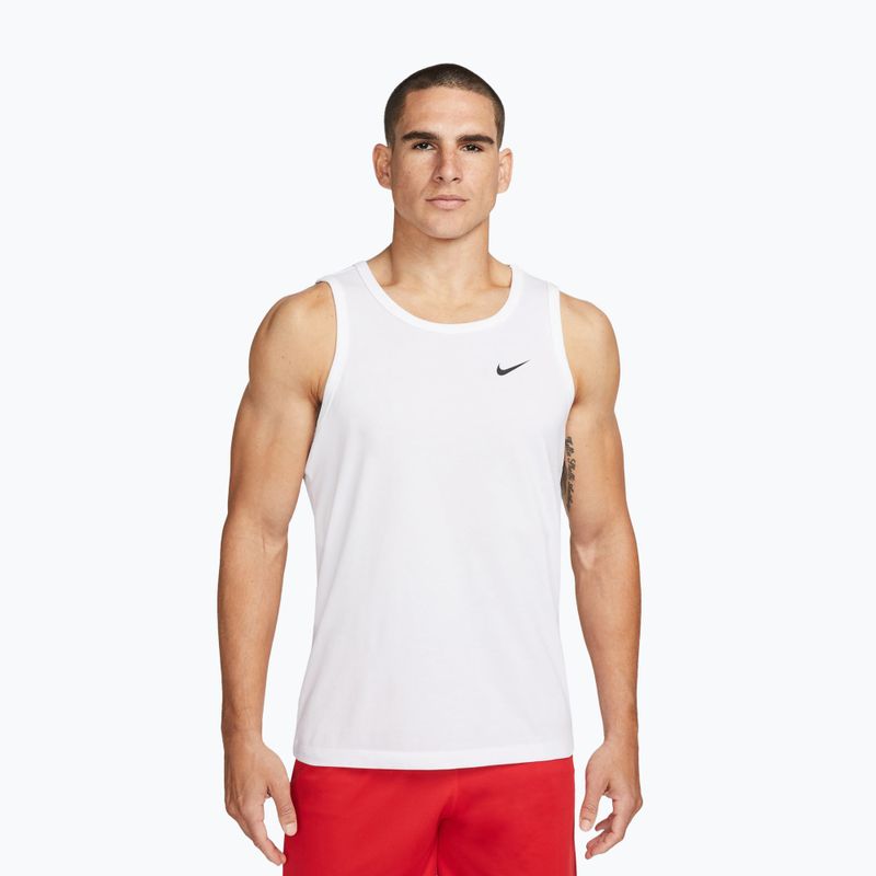 Tricou de antrenament bărbați Nike Dri-Fit TT white/black