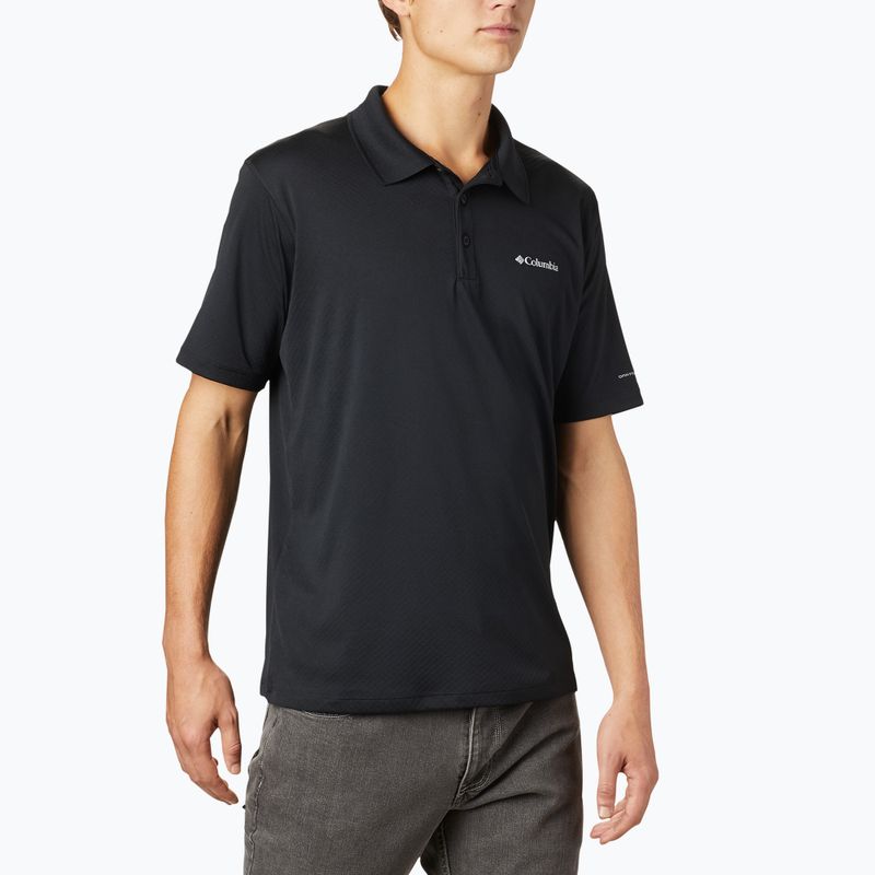 Tricou polo pentru bărbați Columbia Zero Rules negru 1533303010 3