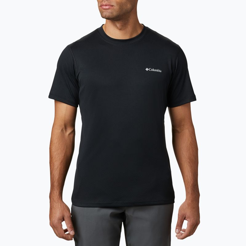 Tricou de trekking pentru bărbați Columbia Zero Rules negru 1533313010