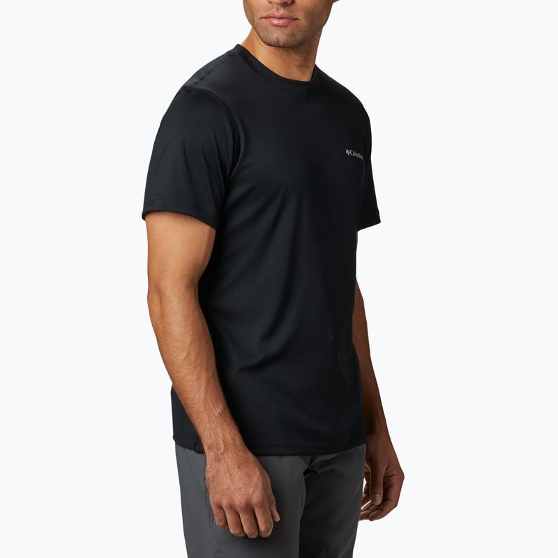 Tricou de trekking pentru bărbați Columbia Zero Rules negru 1533313010