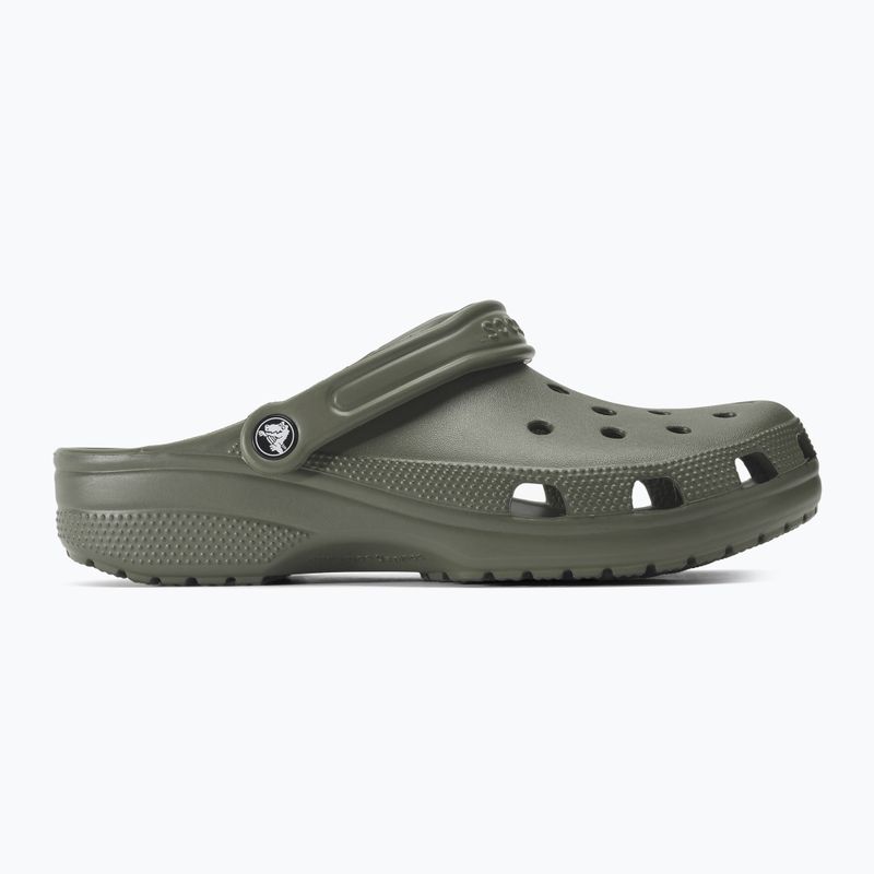 Șlapi de bărbați Crocs Classic dusty olive pentru bărbați