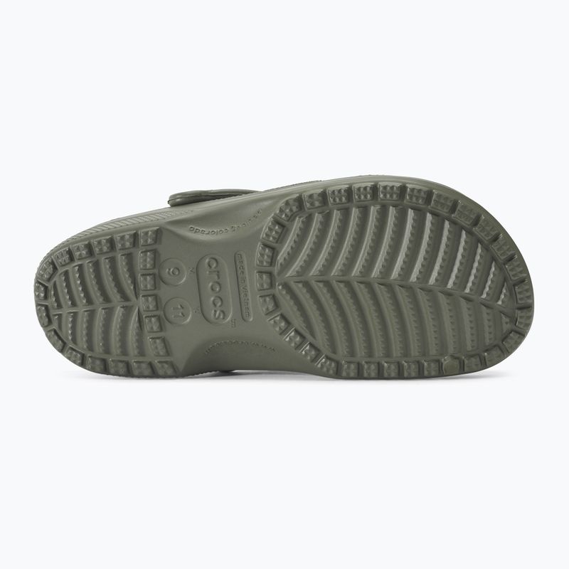 Șlapi de bărbați Crocs Classic dusty olive pentru bărbați