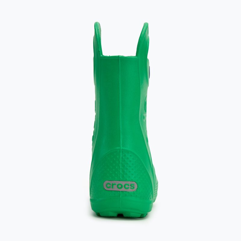 Cizme pentru copii Crocs Handle It Rain Boot Kids grass green 6