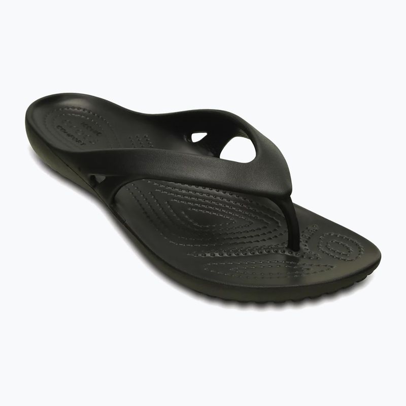 Papuci pentru femei Crocs Kadee II Flip black 8