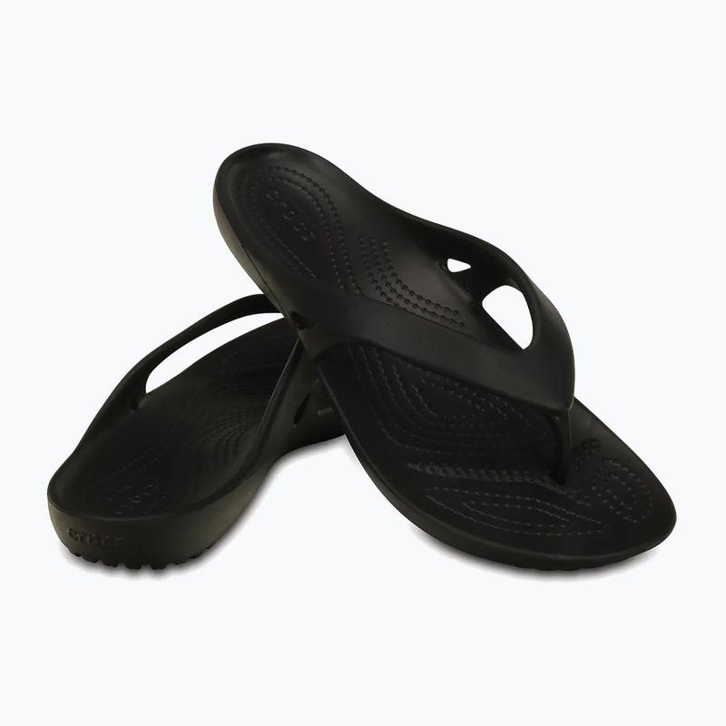 Papuci pentru femei Crocs Kadee II Flip black 10