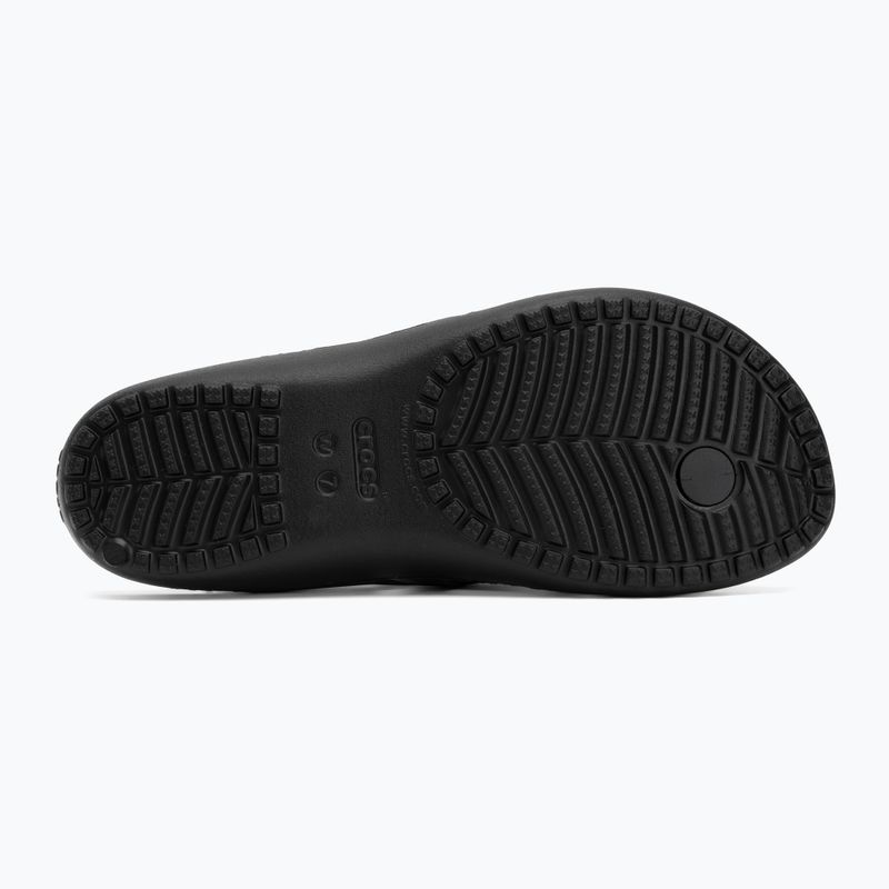 Papuci pentru femei Crocs Kadee II Flip black 4