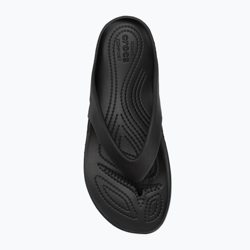 Papuci pentru femei Crocs Kadee II Flip black 5
