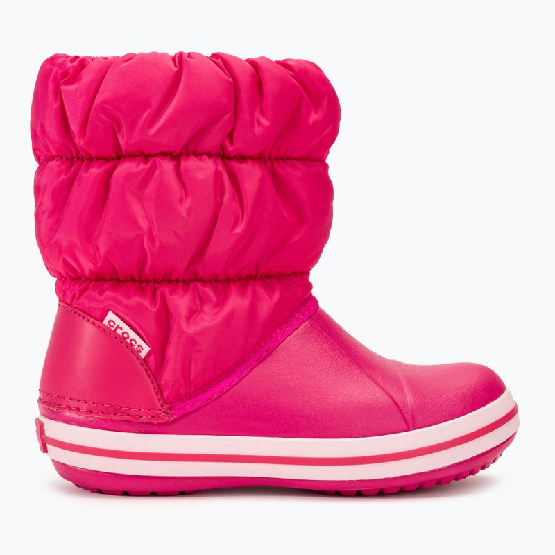 Ghete pentru copii Crocs Winter Puff Kids candy pink 2
