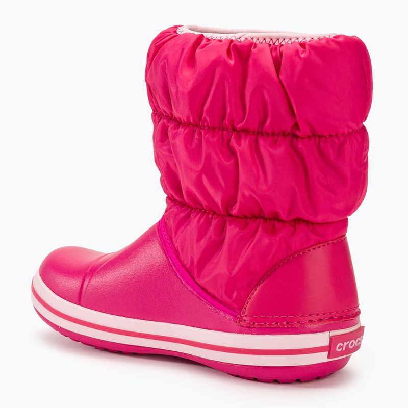Ghete pentru copii Crocs Winter Puff Kids candy pink 3