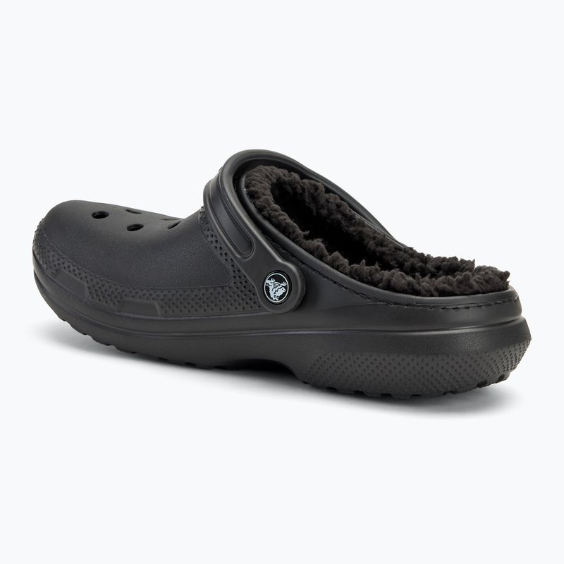 Papuci Crocs Classic Lined Clog black/black