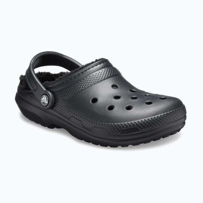Papuci Crocs Classic Lined Clog black/black
