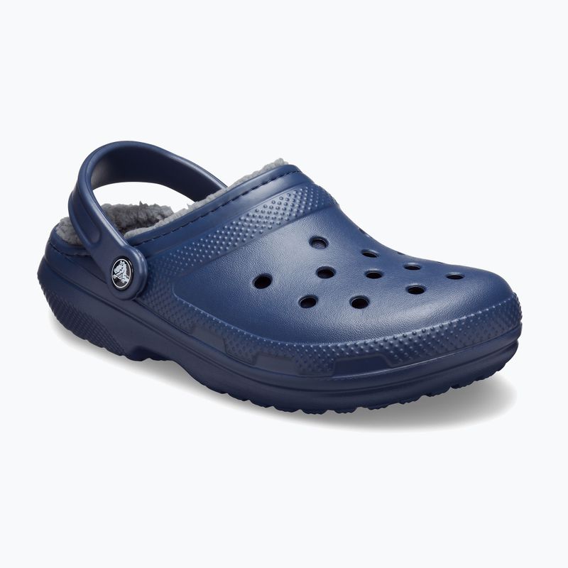 Papuci Crocs Classic Lined Clog navy/charcoal 9