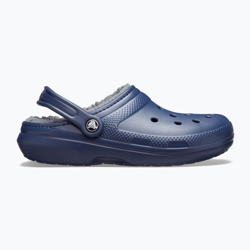 Papuci Crocs Classic Lined Clog navy/charcoal 10