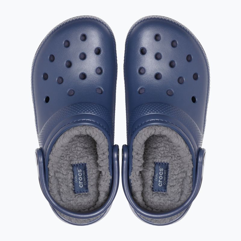 Papuci Crocs Classic Lined Clog navy/charcoal 13