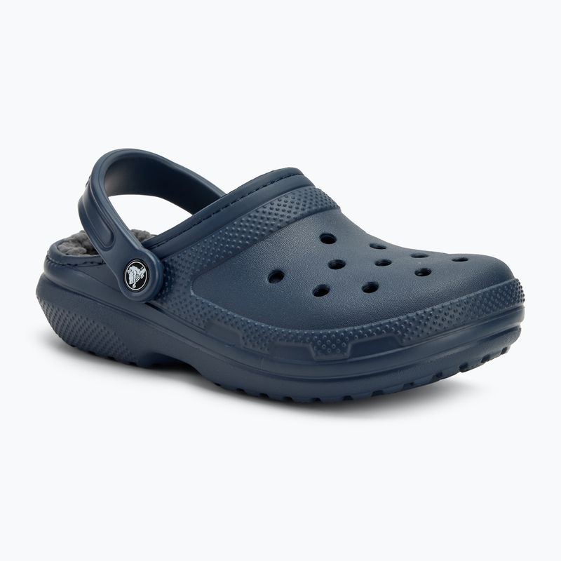 Papuci Crocs Classic Lined Clog navy/charcoal 2