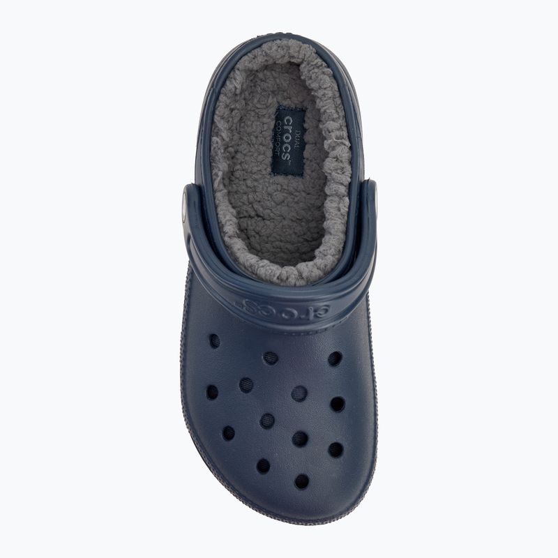 Papuci Crocs Classic Lined Clog navy/charcoal 6