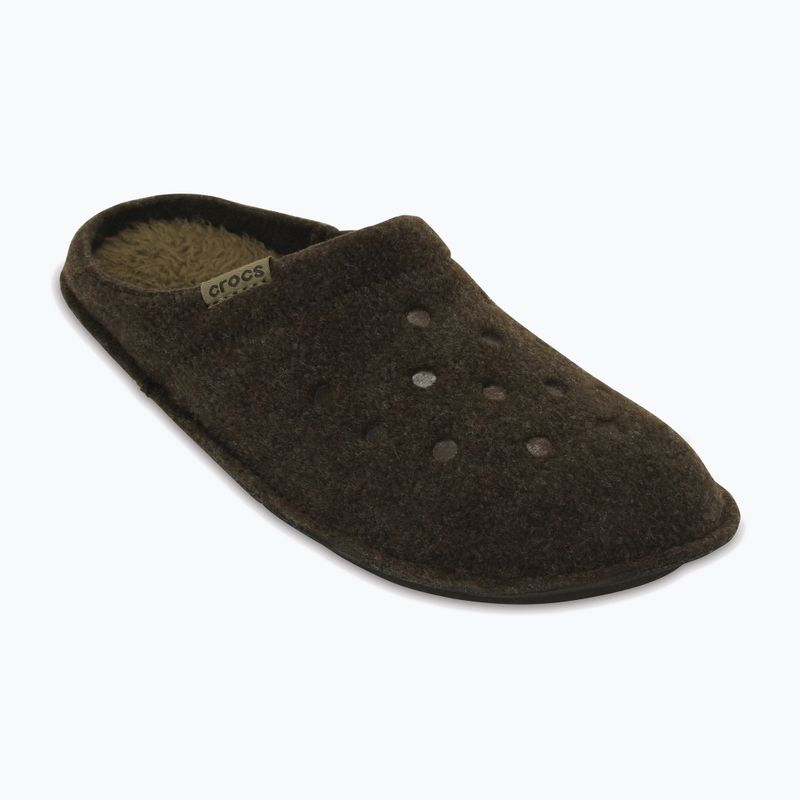 Papuci de casă Crocs Classic Slipper maro 203600 7