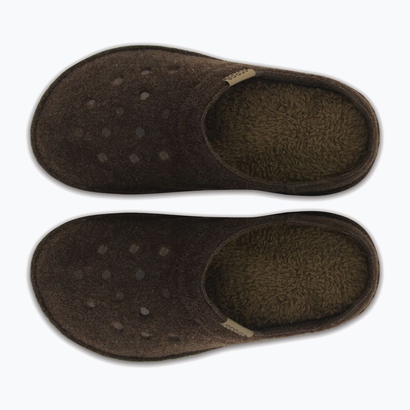 Papuci de casă Crocs Classic Slipper maro 203600 11