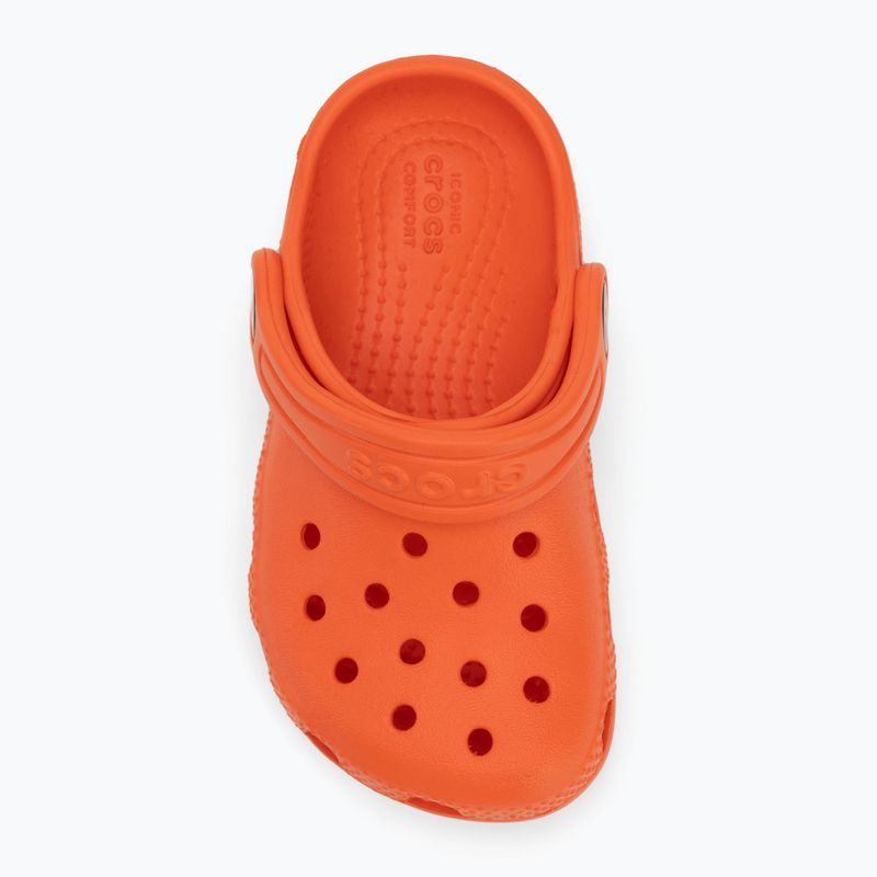 Papuci pentru copii Crocs Classic Clog Kids tangerine 6