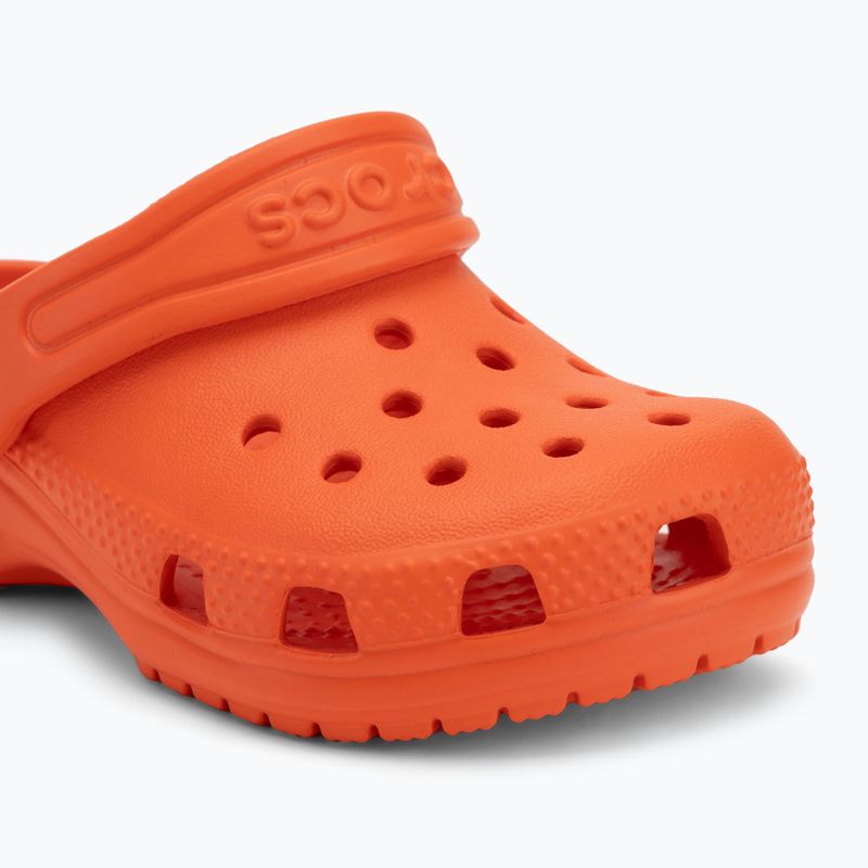 Papuci pentru copii Crocs Classic Clog Kids tangerine 8