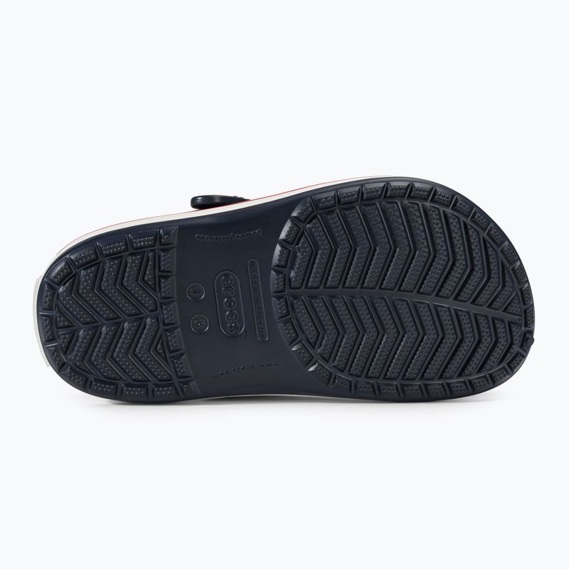 Papuci pentru copii Crocs Crocband Clog Kids navy/red 5