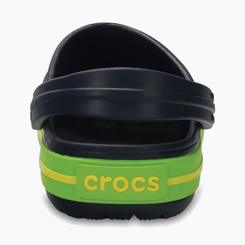 Papuci pentru copii Crocs Crocband Clog Kids navy/volt green 4
