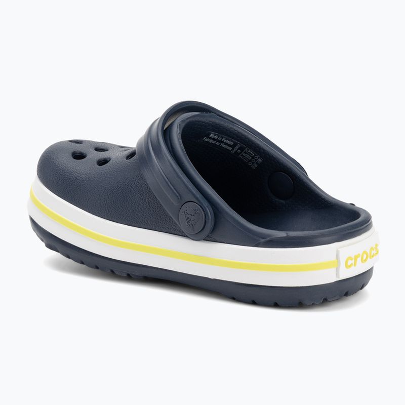 Papuci pentru copii Crocs Crocband Clog Kids navy/citrus 4