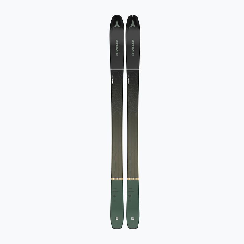 Schiuri pentru bărbați ATOMIC Backland 95+ negru/verde AAST01604 9