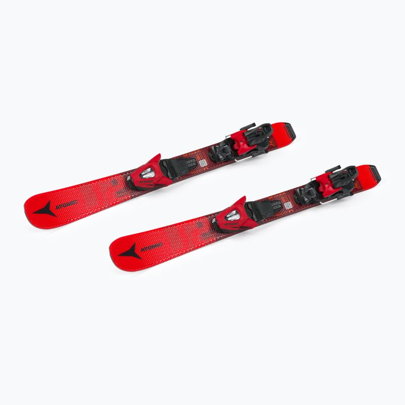 Schiuri de coborâre pentru copii ATOMIC Redster J2 + C5 GW roșu AASS02786 4