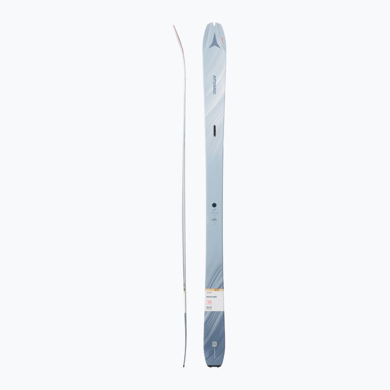 Schiuri de patinaj pentru femei ATOMIC Backland 78W+piele gri AAST01928 2