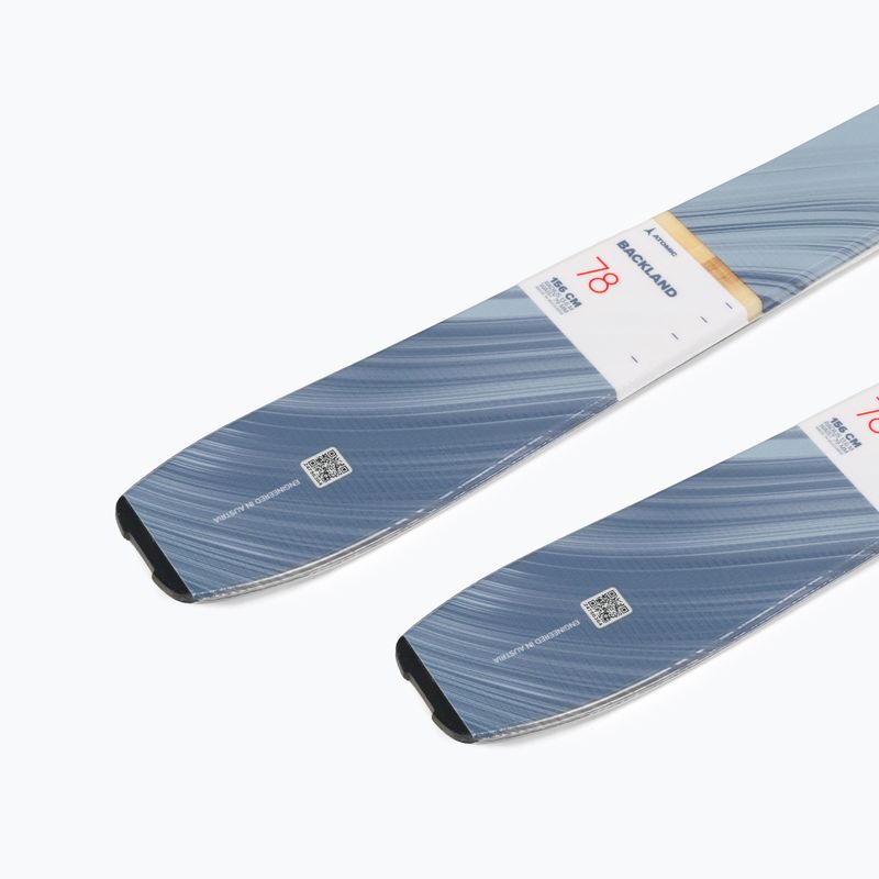 Schiuri de patinaj pentru femei ATOMIC Backland 78W+piele gri AAST01928 9