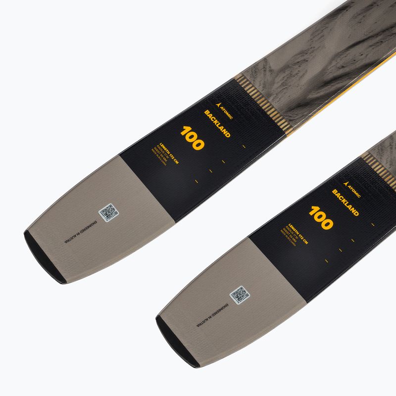 ATOMIC Backland 100 skate ski pentru bărbați negru/gri AA0029530 7