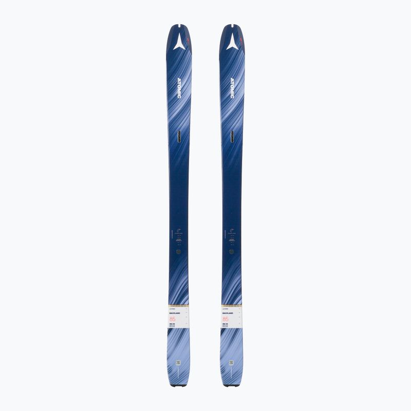 Schiuri de patinaj pentru femei ATOMIC Backland 85W+piele albastru AAST01924 2
