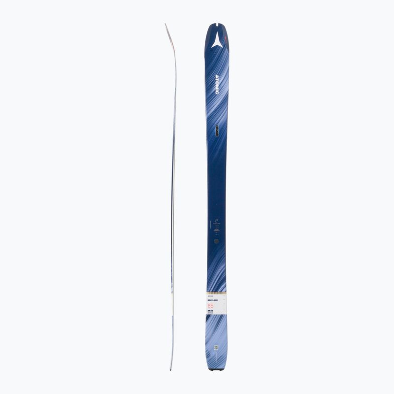 Schiuri de patinaj pentru femei ATOMIC Backland 85W+piele albastru AAST01924 3