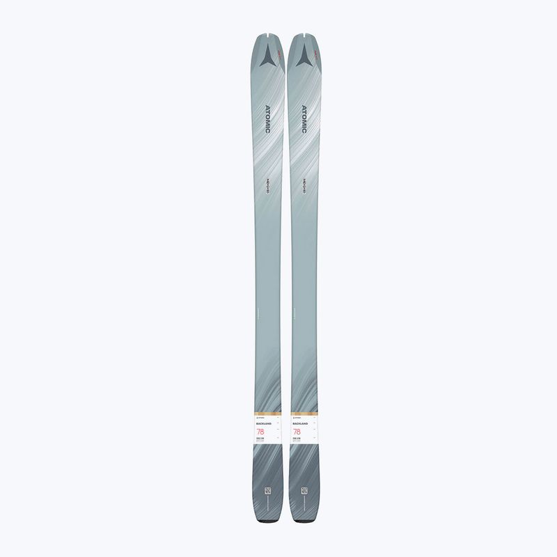 Schiuri de patinaj pentru femei ATOMIC Backland 78W+piele gri AAST01928 10