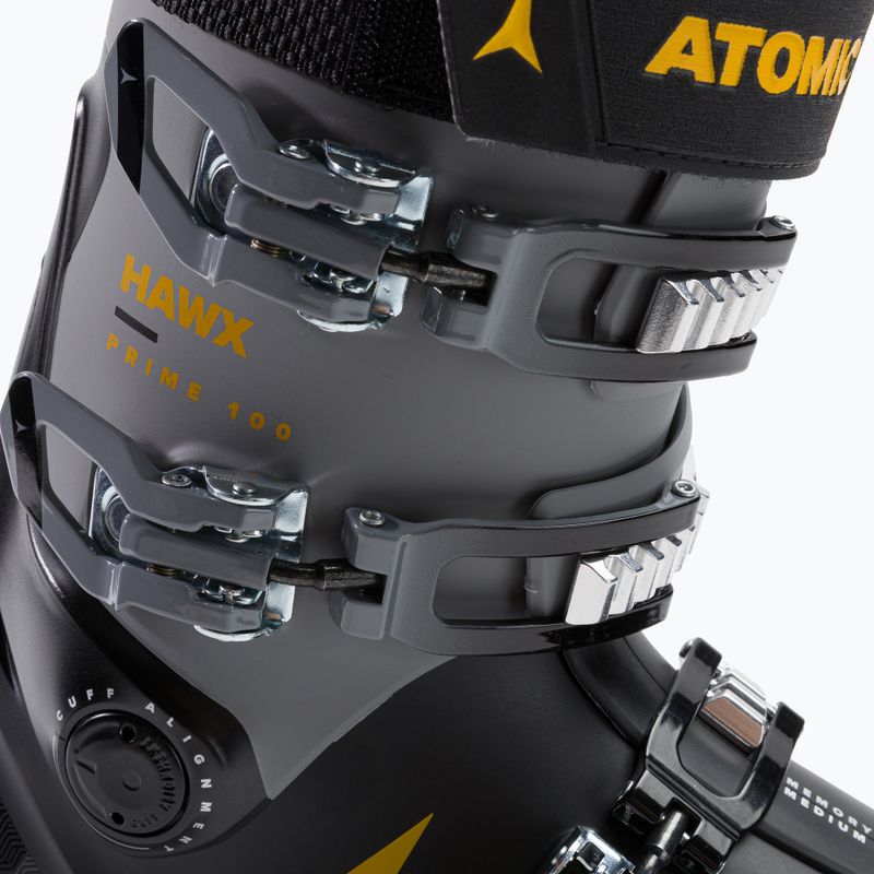 Ghete de schi pentru bărbați ATOMIC Hawx Prime 100 negru/gri AE5026720 6