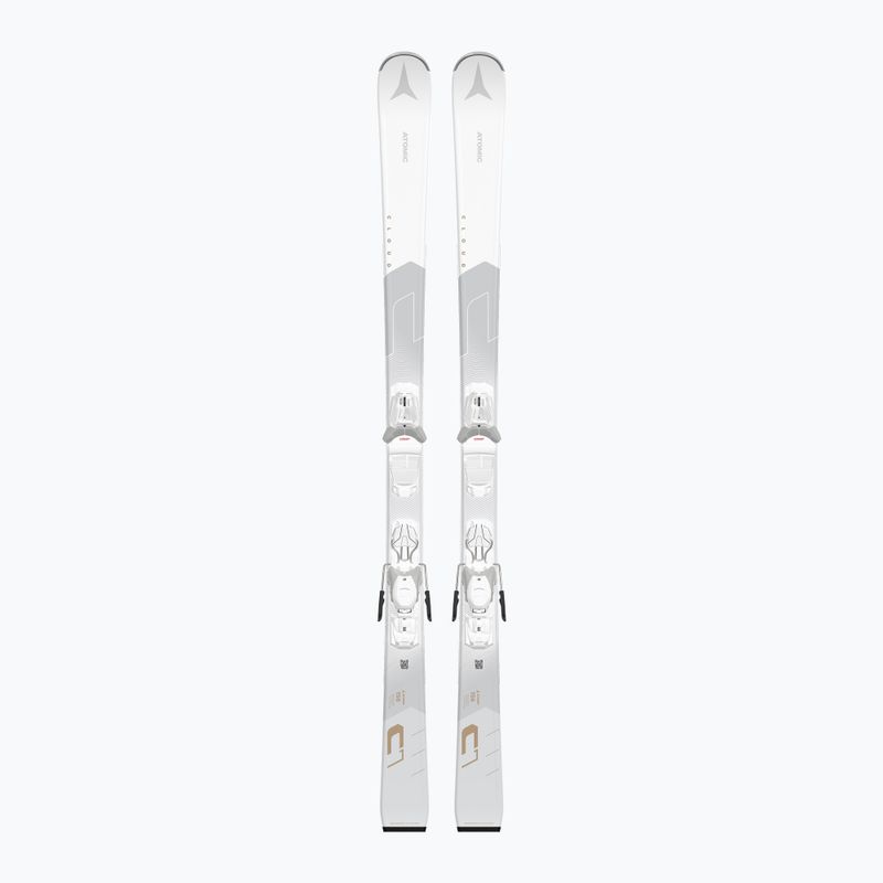 Schiuri de coborâre pentru femei Atomic Cloud C7 White + legături  M10 GW