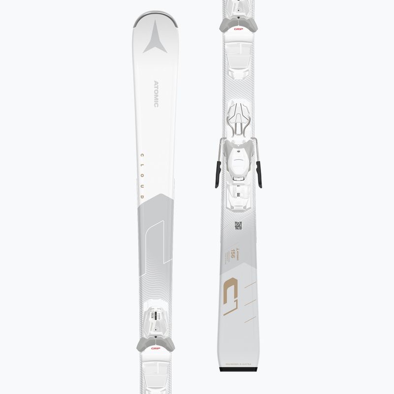 Schiuri de coborâre pentru femei Atomic Cloud C7 White + legături  M10 GW 10