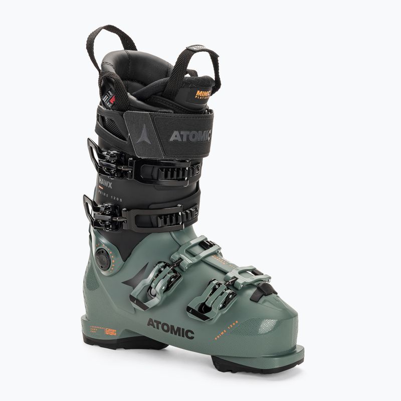 Ghete de schi pentru bărbați Atomic Hawx Prime 120 S GW verde armată/negru/portocaliu GW