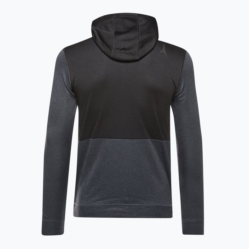 Bluză pentru bărbați Atomic Alps FZ Hoodie grey/black 2