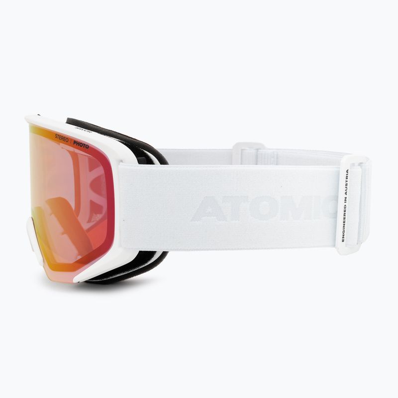 Ochelari de schi Atomic Savor Photo alb/roșu 4