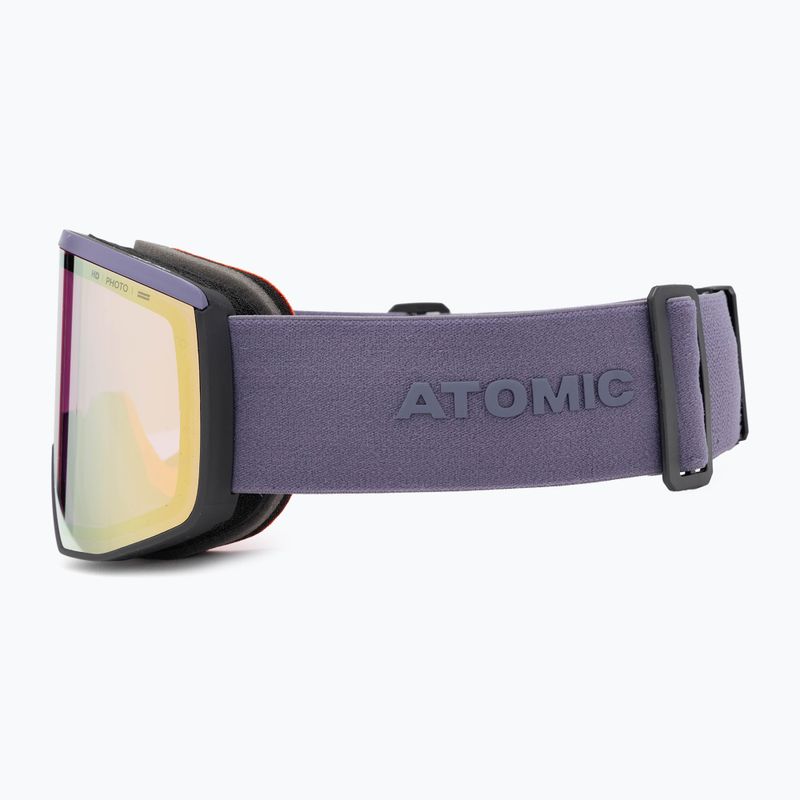 Ochelari de schi Atomic Four Pro HD Photo dark purple/amber gold 5