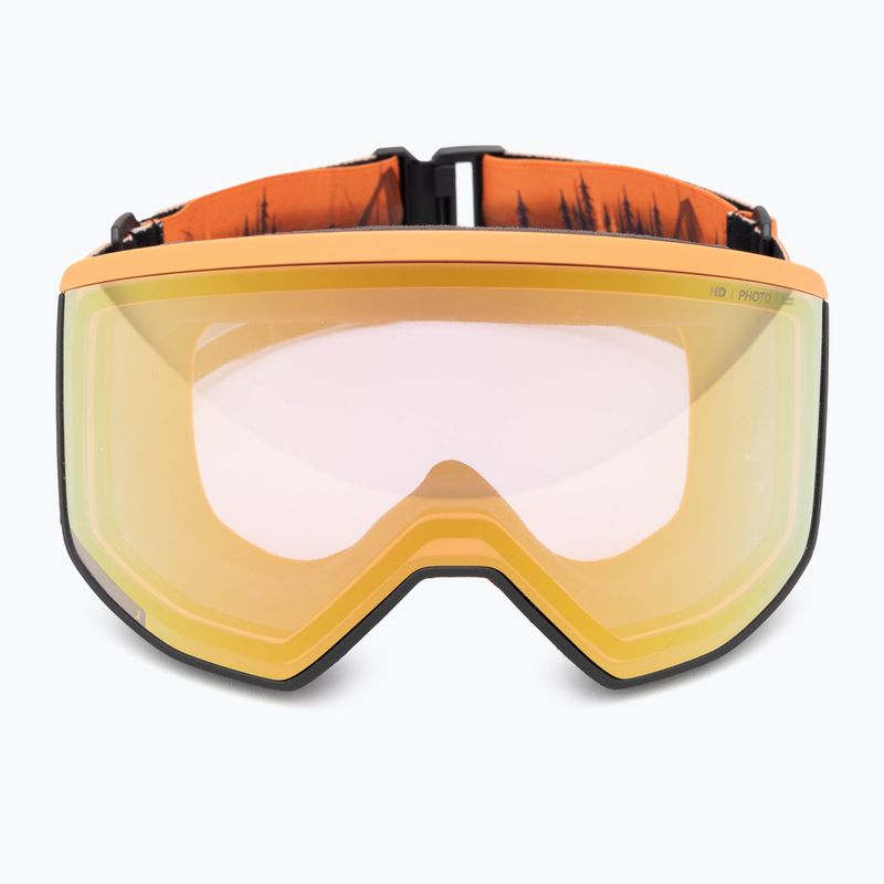 Ochelari de schi Atomic Four Pro HD Photo black/orange/tree/amber gold 3
