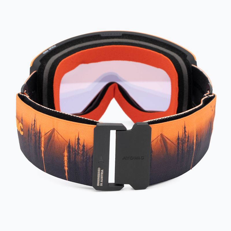 Ochelari de schi Atomic Four Pro HD Photo black/orange/tree/amber gold 4