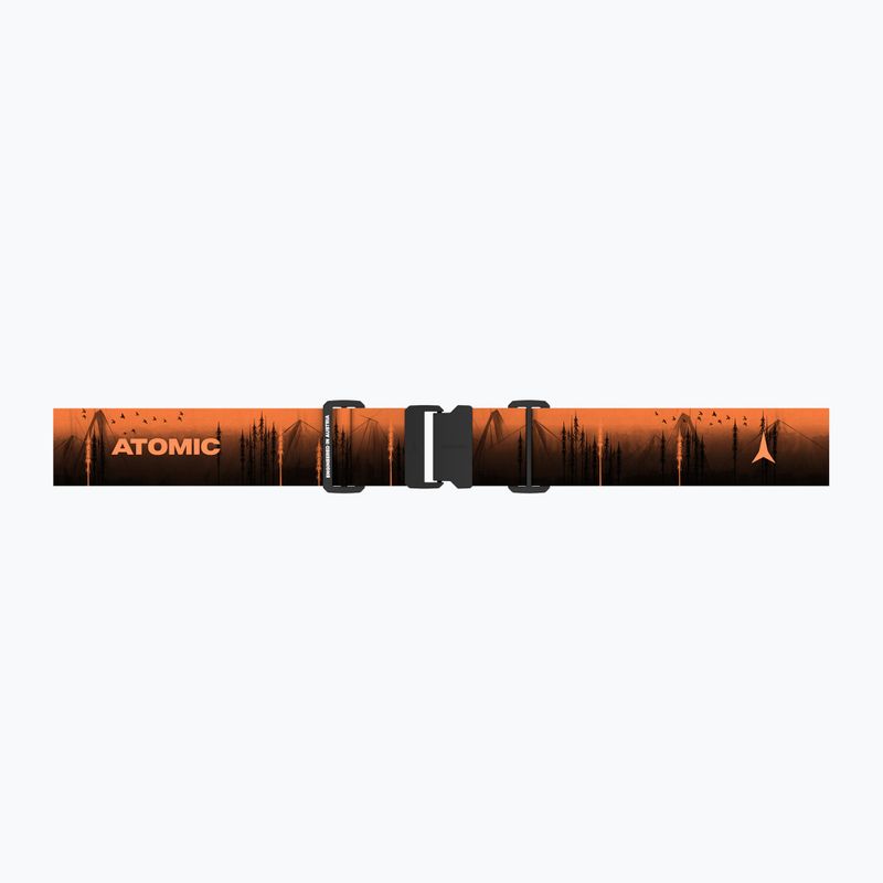 Ochelari de schi Atomic Four Pro HD Photo black/orange/tree/amber gold 6