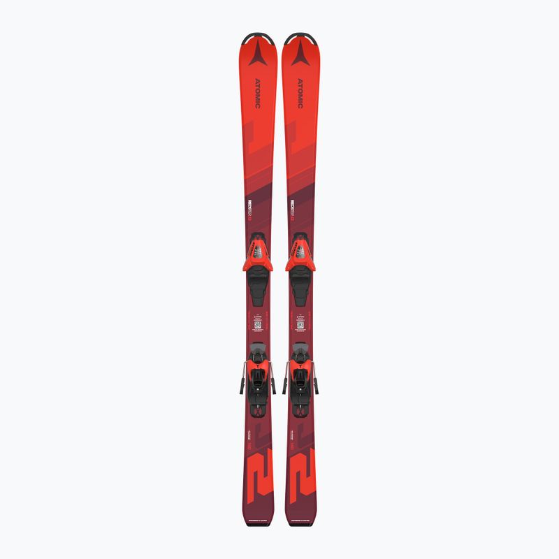 Schiuri de coborâre pentru copii Atomic Redster J2 JTM + legături C5 GW red
